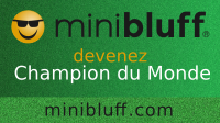 Matteo joue au Minibluff